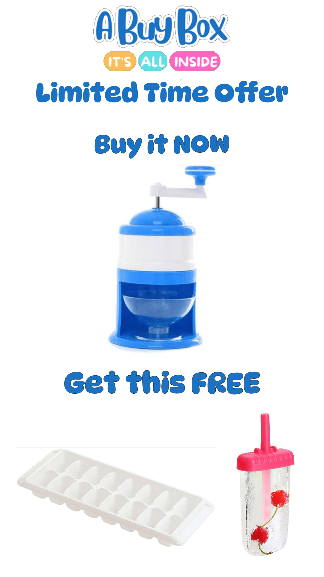 GOLA GANDA MAKER + (FREE ICE MOLD)
